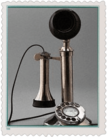 Antique candlestick telephone